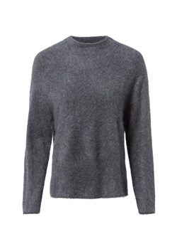 Marie Lund Damski sweter z dzianiny kaszmirowej Kobiety Kaszmir antracytowy marmurkowy ze sklepu vangraaf w kategorii Swetry damskie - zdjęcie 185777592