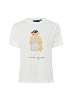 Polo Ralph Lauren Koszulka damska Kobiety Dżersej écru nadruk ze sklepu vangraaf w kategorii Bluzki damskie - zdjęcie 185777630