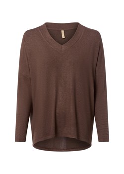 soyaconcept® Damski sweter z cienkiej dzianiny - Biara Kobiety drobna dzianina mocca marmurkowy ze sklepu vangraaf w kategorii Swetry damskie - zdjęcie 185777651