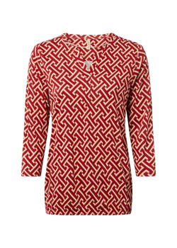 soyaconcept® Damska bluzka koszulowa - Felicity Kobiety Bawełna czerwony wzorzysty ze sklepu vangraaf w kategorii Bluzki damskie - zdjęcie 185777653