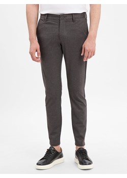 Only&Sons Spodnie - ONSMark Mężczyźni czekoladowy w kratkę ze sklepu vangraaf w kategorii Spodnie męskie - zdjęcie 185777702