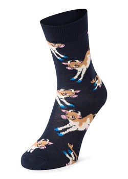 Happy Socks Skarpety Mężczyźni Bawełna granatowy wzorzysty ze sklepu vangraaf w kategorii Skarpetki męskie - zdjęcie 185777793