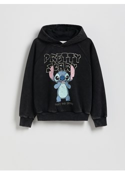 Reserved - Bluza Lilo i Stitch - czarny ze sklepu Reserved w kategorii Bluzy dziewczęce - zdjęcie 185778321