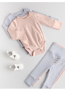 Reserved - Bawełniane body 2 pack - brudny róż ze sklepu Reserved w kategorii Odzież dla niemowląt - zdjęcie 185778563