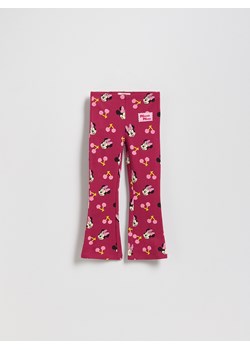 Reserved - Legginsy Minnie Mouse - bordowy ze sklepu Reserved w kategorii Spodnie dziewczęce - zdjęcie 185778610