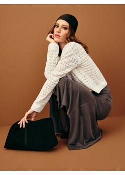 Sinsay - Strukturalny sweter - kremowy ze sklepu Sinsay w kategorii Swetry damskie - zdjęcie 185779432