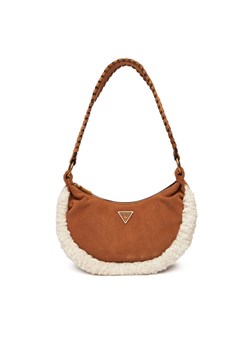 Torebka Guess Amita Mini HWSW95 39720 Brązowy ze sklepu eobuwie.pl w kategorii Listonoszki - zdjęcie 185779653