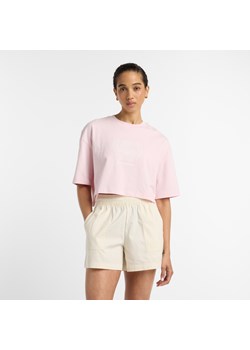 Koszulka damska New Balance WT51935RSG – różowa ze sklepu New Balance Poland w kategorii Bluzki damskie - zdjęcie 185780122