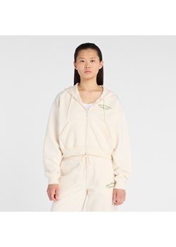 Bluza damska New Balance WJ53509PEF – beżowa ze sklepu New Balance Poland w kategorii Bluzy damskie - zdjęcie 185781102