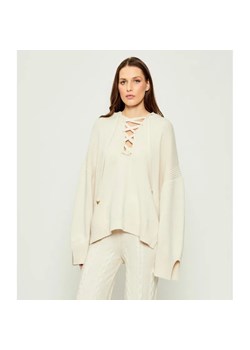 AKEP Sweter | Relaxed fit | z dodatkiem wełny i kaszmiru ze sklepu Gomez Fashion Store w kategorii Poncza - zdjęcie 185781483