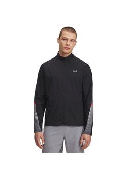 Męska bluza do biegania Under Armour UA Velociti Storm Jacket - czarna ze sklepu Sportstylestory.com w kategorii Bluzy męskie - zdjęcie 185784921