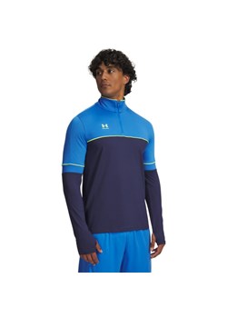 Męski longsleeve Under Armour UA M Challenger Training QZ - niebieski ze sklepu Sportstylestory.com w kategorii T-shirty męskie - zdjęcie 185785091