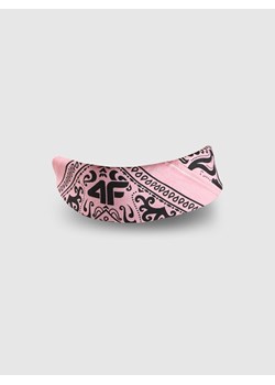 Dziecięca bandana 4F 4FJRAW25ABDAU130 - różowa ze sklepu Sportstylestory.com w kategorii Szaliki dziecięce - zdjęcie 185785124