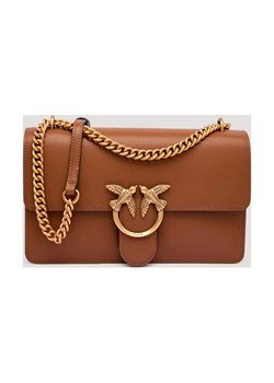 Pinko Skórzana torebka na ramię LOVE ONE CLASSIC - id: PI254W000188A93 - marki Pinko - 185787572 Pinko Skórzana torebka na ramię LOVE ONE CLASSIC ze sklepu Gomez Fashion Store w kategorii Kopertówki - zdjęcie 185787572