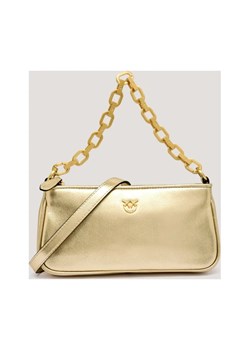 Pinko Skórzana torebka na ramię HALF MOON BAGUETTE MINI ze sklepu Gomez Fashion Store w kategorii Listonoszki - zdjęcie 185787611