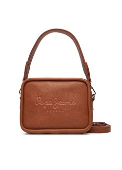 Torebka Pepe Jeans Bassy Code PL0300004 Brązowy ze sklepu eobuwie.pl w kategorii Listonoszki - zdjęcie 185788722