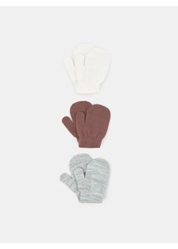 Sinsay - Rękawiczki jednopalczaste 3 pack - wielobarwny - id: 041FU-MLC - marki Sinsay - 185790960 Sinsay - Rękawiczki jednopalczaste 3 pack - wielobarwny ze sklepu Sinsay w kategorii Rękawiczki dziecięce - zdjęcie 185790960
