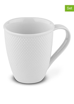 Laguiole Kubki jumbo (6 szt.) &quot;Serenity&quot; w kolorze białym - 447 ml ze sklepu Limango Polska w kategorii Naczynia - zdjęcie 185791201
