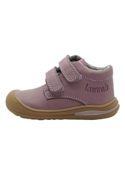 lamino Skórzane sneakersy w kolorze fioletowym ze sklepu Limango Polska w kategorii Buty zimowe dziecięce - zdjęcie 185792101