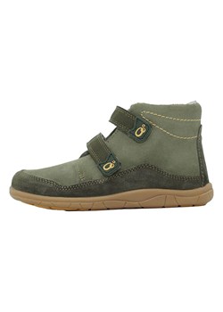 lamino Skórzane buty w kolorze khaki do chodzenia na boso ze sklepu Limango Polska w kategorii Buty zimowe dziecięce - zdjęcie 185792470