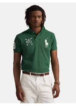 Polo Ralph Lauren Polo 710978082001 Zielony Custom Slim Fit ze sklepu MODIVO w kategorii T-shirty męskie - zdjęcie 185792803