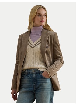 LAUREN RALPH LAUREN Marynarka 200956574003 Beżowy Regular Fit ze sklepu MODIVO w kategorii Marynarki damskie - zdjęcie 185792833