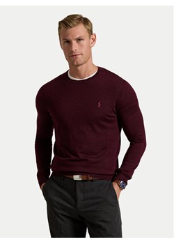 Polo Ralph Lauren Sweter 710946143005 Bordowy Slim Fit ze sklepu MODIVO w kategorii Swetry męskie - zdjęcie 185792901