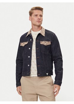 Guess Kurtka przejściowa 177333 Niebieski Classic Fit ze sklepu MODIVO w kategorii Kurtki męskie - zdjęcie 185792913