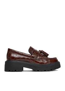 Gino Rossi Loafersy EO-HOX-12036 Brązowy ze sklepu MODIVO w kategorii Lordsy damskie - zdjęcie 185792934