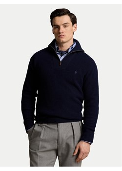 Polo Ralph Lauren Sweter 710941101001 Granatowy Regular Fit ze sklepu MODIVO w kategorii Swetry męskie - zdjęcie 185792980