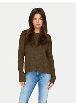 ONLY Sweter 15234745 Brązowy Regular Fit ze sklepu MODIVO w kategorii Swetry damskie - zdjęcie 185792983