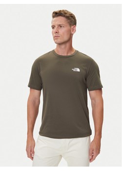 The North Face T-Shirt Simple Dome NF0A87NG Brązowy Regular Fit ze sklepu MODIVO w kategorii T-shirty męskie - zdjęcie 185793072