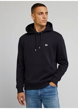 LEE PLAIN HOODIE MĘSKA BLUZA Z KAPTUREM BLACK L80YRF01 ze sklepu YouNeedit.pl w kategorii Bluzy męskie - zdjęcie 185795214