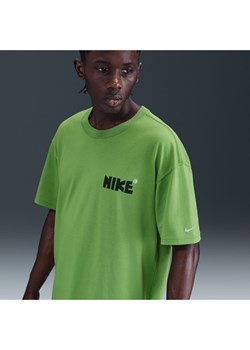 Męski T-shirt do biegania Nike - Zieleń ze sklepu Nike poland w kategorii T-shirty męskie - zdjęcie 185795730