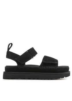 Sandały Ugg W Goldenstar Sandals 1136783 Czarny ze sklepu eobuwie.pl w kategorii Sandały damskie - zdjęcie 185796360