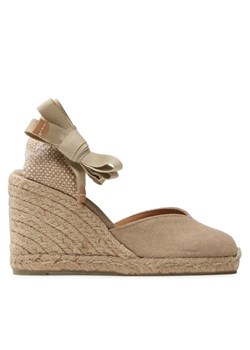 Espadryle Castañer Chiara/8/002 021669-2017 Beżowy ze sklepu eobuwie.pl w kategorii Espadryle damskie - zdjęcie 185796364