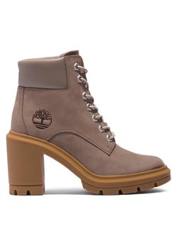 Botki Timberland Allington Heights 6In TB0A5Y6Z9291 Beżowy ze sklepu eobuwie.pl w kategorii Botki - zdjęcie 185796413