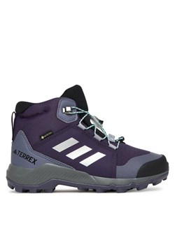 adidas Trekkingi Terrex Mid GORE-TEX JS2928 Fioletowy ze sklepu MODIVO w kategorii Buty trekkingowe dziecięce - zdjęcie 185797131