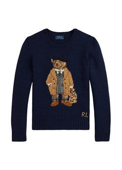 Polo Ralph Lauren Sweter 313978870001 Granatowy Regular Fit ze sklepu MODIVO w kategorii Swetry dziewczęce - zdjęcie 185797160