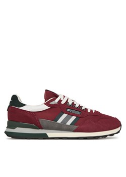 Pepe Jeans Sneakersy Kingston College M PMS400010 Bordowy ze sklepu MODIVO w kategorii Buty sportowe męskie - zdjęcie 185797164