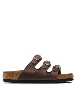 Birkenstock Klapki Florida 53901 Brązowy ze sklepu MODIVO w kategorii Klapki damskie - zdjęcie 185797182