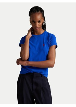 Polo Ralph Lauren T-Shirt 211898698036 Fioletowy Regular Fit ze sklepu MODIVO w kategorii Bluzki damskie - zdjęcie 185797190