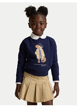 Polo Ralph Lauren Bluza 312979037001 Granatowy Boxy Fit ze sklepu MODIVO w kategorii Bluzy dziewczęce - zdjęcie 185797202