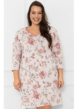 Damska koszula nocna w kwiaty, Kolor jasnoróżowy-wzór, Rozmiar S, Italian Fashion ze sklepu Primodo w kategorii Koszule nocne - zdjęcie 185798400