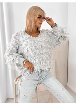 sweter felicite szary one size ze sklepu UBRA w kategorii Swetry damskie - zdjęcie 185798741