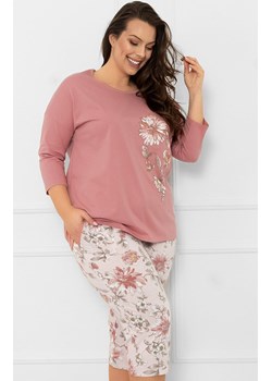 Dwuczęściowa piżama damska Akita, Kolor ceglasty-wzór, Rozmiar S, Italian Fashion - id: 215217 - marki Italian Fashion - 185799072 Dwuczęściowa piżama damska Akita, Kolor ceglasty-wzór, Rozmiar S, Italian Fashion ze sklepu Intymna w kategorii Piżamy damskie - zdjęcie 185799072