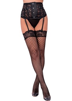 Komplet wysyki pas do pończoch i pończochy kabaretki Jelly, Kolor czarny, Rozmiar S/M, LivCo Corsetti Fashion ze sklepu Intymna w kategorii Akcesoria do bielizny - zdjęcie 185799200