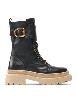 Trapery Gino Rossi 222FW105 Czarny ze sklepu eobuwie.pl w kategorii Workery damskie - zdjęcie 185800562