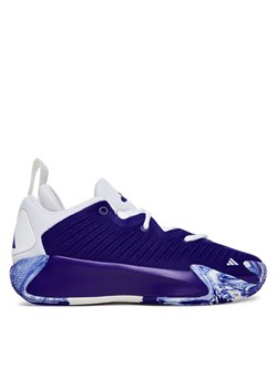 Buty do koszykówki adidas Initiation J JQ1724 Granatowy ze sklepu eobuwie.pl w kategorii Buty sportowe dziecięce - zdjęcie 185800572