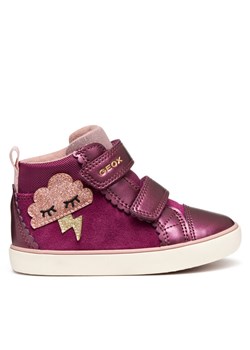 Sneakersy Geox B Gisli B561MD 022NF C8016 M Różowy ze sklepu eobuwie.pl w kategorii Buty sportowe dziecięce - zdjęcie 185800591